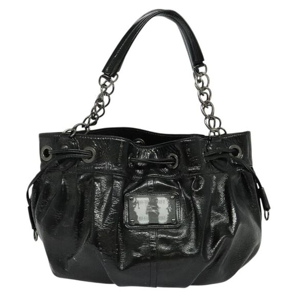 Burberry Blue Label Black Leather Shoulder Bag (Pre-Owned) - Picture 1 of 16